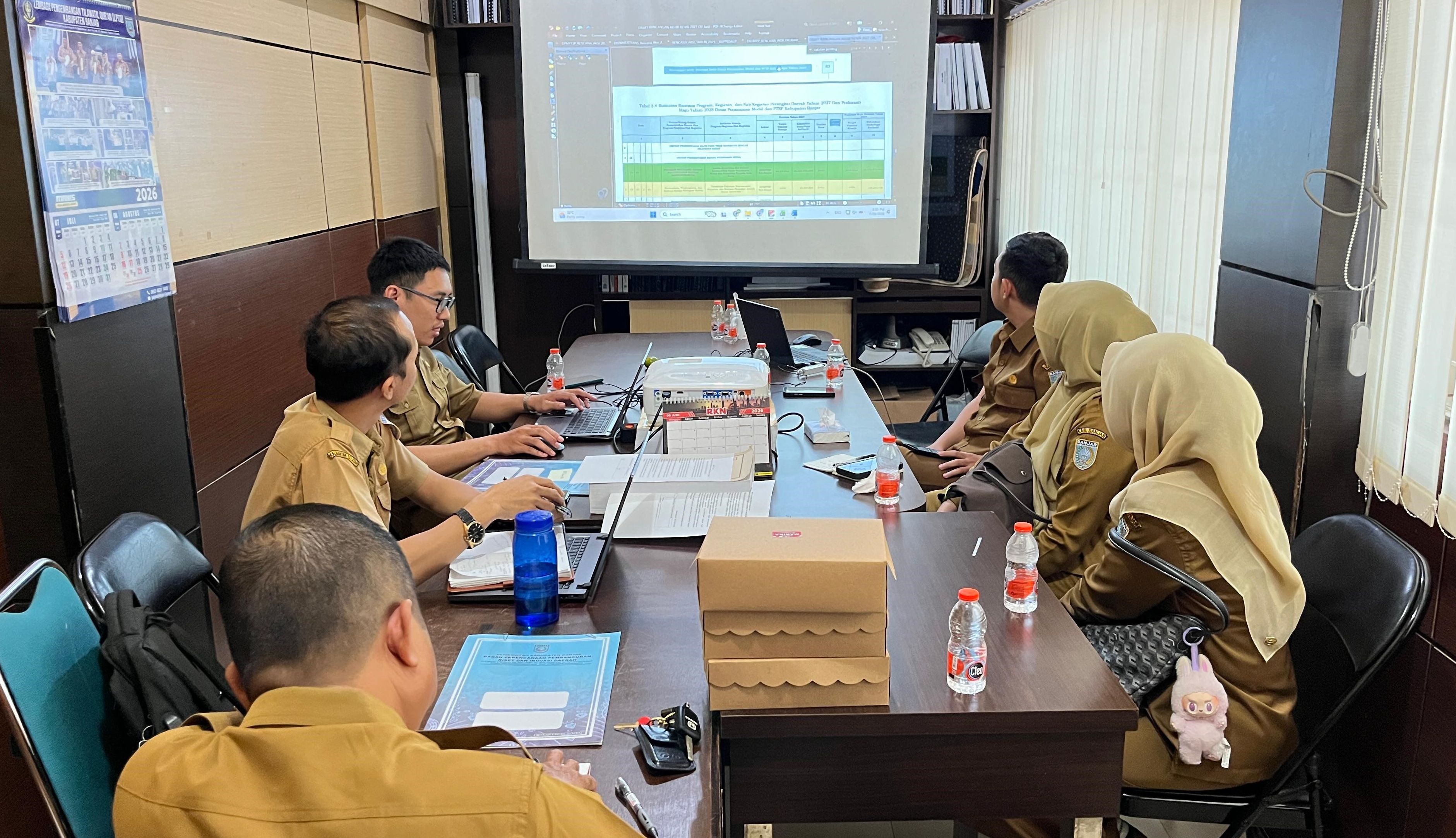 Bapperida Banjar Kawal Renja 2027 Enam SKPD Mitra Ekosda
