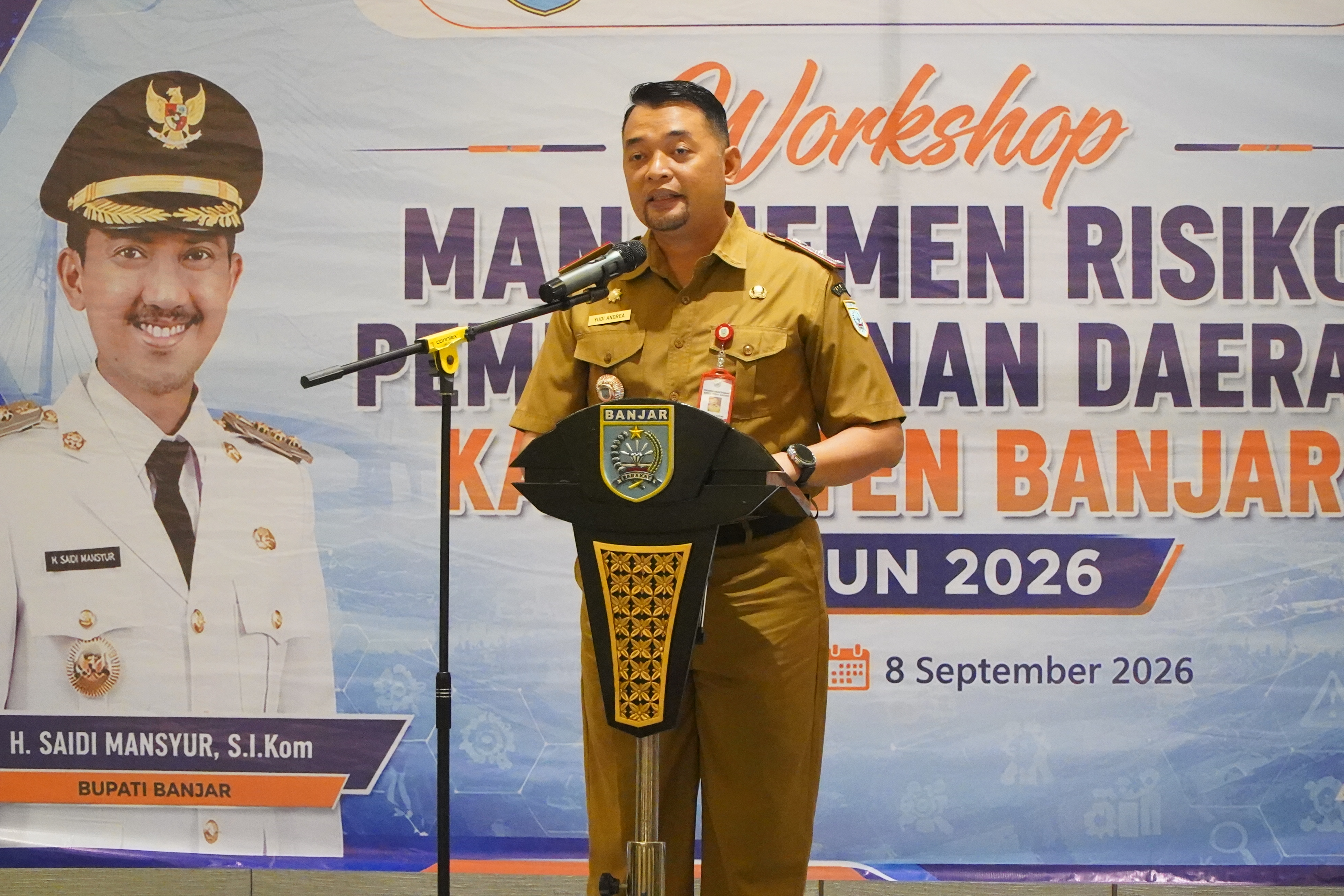 Workshop Manajemen Risiko Pembangunan Daerah Kabupaten Banjar Dorong Penguatan Tata Kelola Pembangunan Berbasis Risiko